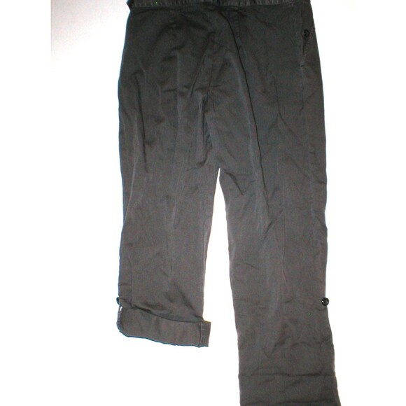 New Silence Noise Capri Pants Adjustable 2 Dark Gray Womens Urban Outfitters - Picture 1 of 5